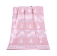 Gentle Meow Christmas Tree Towels Cotton Family Towels Washcloth Bath Towel Pink Gift Idea
