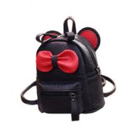 Cute Toddler Backpack Kindergarten Bag Travel Kids Backpacks Purse Bowknot Black